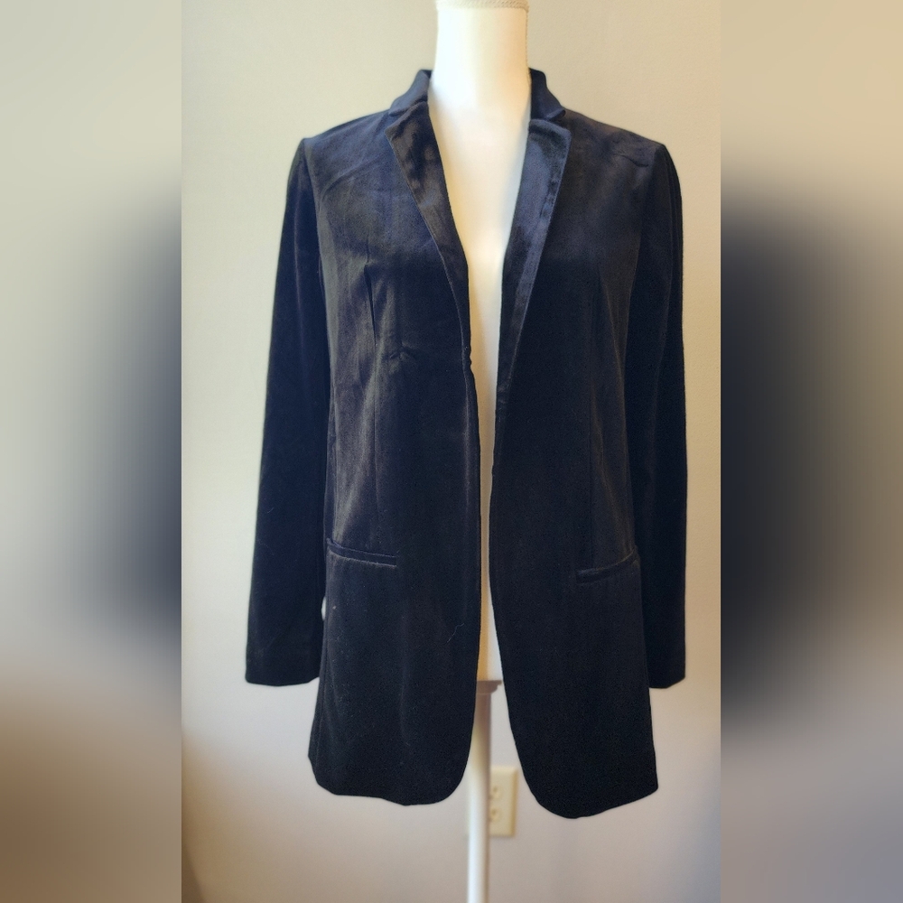 Express Black Velvet Women's Blazer
